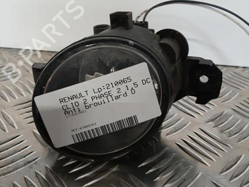 Used Right front fog light RENAULT CLIO II (BB_, CB_) 1.5 dCi (B/CB07) (65 hp) 23714994