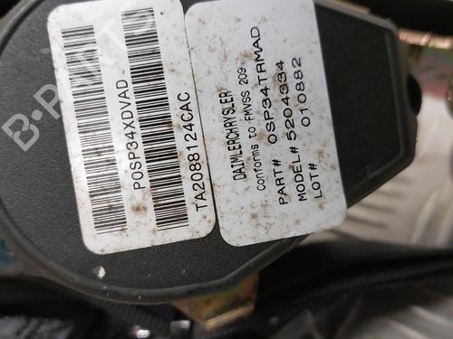 Front right seatbelt CHRYSLER SEBRING (JR) 2.7 V6 24V | BP23736005I25  - Image 5
