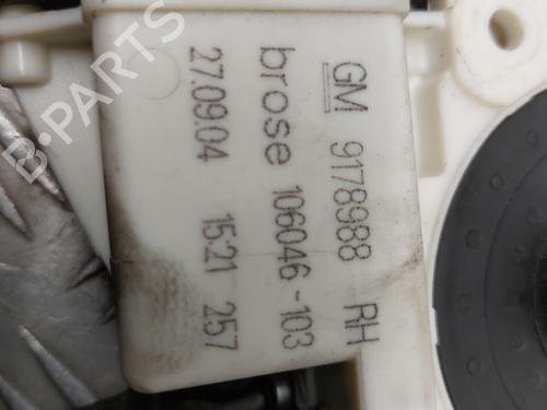 Right front window motor OPEL VECTRA C GTS (Z02) 1.9 CDTI (F68) | BP28545525E20