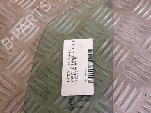Used Front right quarter glass TOYOTA YARIS (_P9_) 1.4 D-4D (NLP90_, NLP90R) (90 hp) 23714055