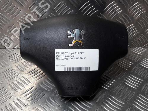 Used Driver airbag PEUGEOT 206 Hatchback (2A/C) 1.1 i (60 hp) 23716834