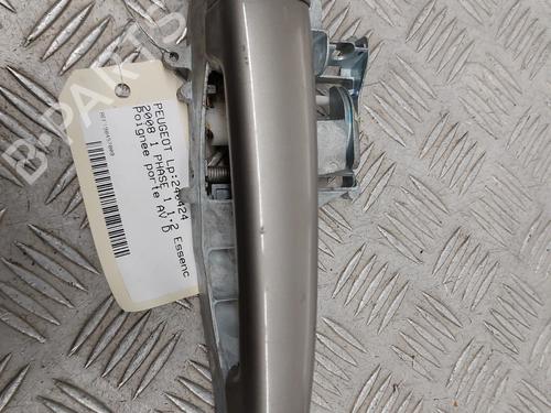 Used Front right exterior door handle PEUGEOT 2008 I (CU_) 1.2 VTi (82 hp) 23748352