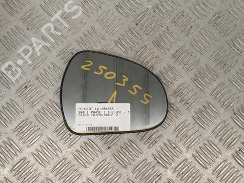 Used Right mirror glass PEUGEOT 308 I (4A_, 4C_) 1.6 HDi (109 hp) 29054429