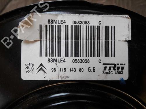 Used Servo brake Servo brake PEUGEOT 208 I (CA_, CC_) 1.6 HDi / BlueHDi 75 (75 hp) 23727686 23727686
