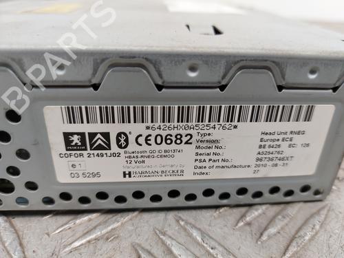 Radio PEUGEOT 5008 (0U_, 0E_) 1.6 HDi | BP29423633E6 