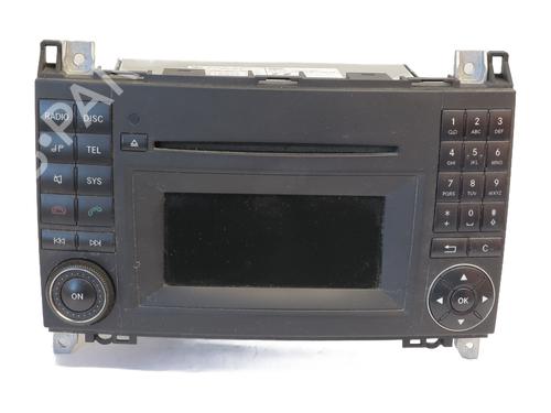 Used Radio MERCEDES-BENZ A-CLASS (W169) A 180 CDI (169.007, 169.307) (109 hp) 24242535