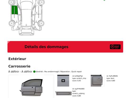 Left front door VW UP! (121, 122, BL1, BL2, BL3, 123) 1.0 | BP31830049C2 