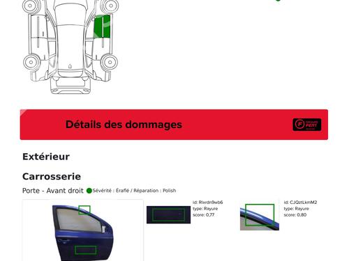 Right front door HYUNDAI i20 I (PB, PBT) 1.2 | BP25729006C3 