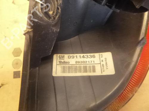 Used Left taillight Left taillight OPEL CORSA C (X01) 1.7 DI (F08, F68) (65 hp) 24240962 24240962
