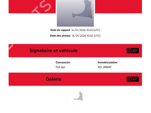 Left front fenders RENAULT CLIO III (BR0/1, CR0/1) 1.5 dCi (C/BR0G, C/BR1G) | BP31625451C41