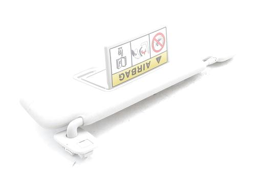 Used Right sun visor Right sun visor RENAULT CLIO IV (BH_) 1.6 RS Trophy (BHJ4, BHJ6) (220 hp) 28023668 28023668