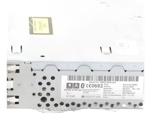 Radio CITROËN C4 Grand Picasso I (UA_) 1.6 HDi 110 | BP27522872E6 