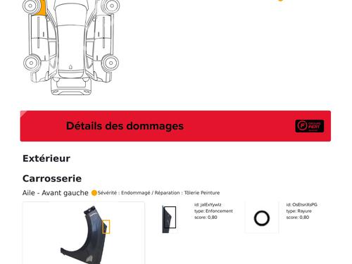 Left front fenders RENAULT CLIO V (B7_) 1.0 TCe 90 (B7MT) | BP32396905C41 