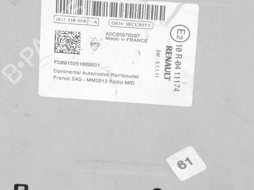 Radio RENAULT TWINGO III (BCM_, BCA_) 0.9 TCe 90 (BCM9, BCM2) | BP26966690E6  - Image 5