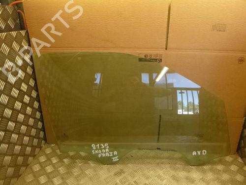 Used Front right door window SKODA FABIA III Estate (NJ5) 1.0 (75 hp) 24240859