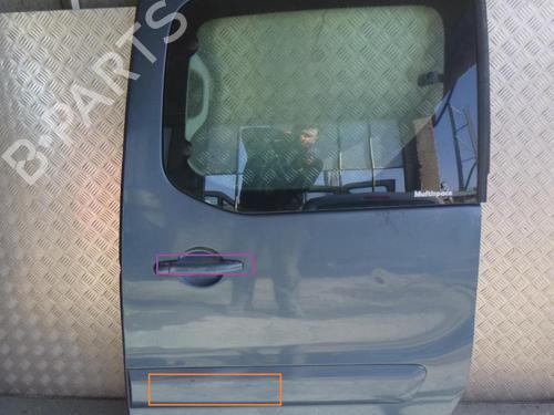 Venstre side skyvedør CITROËN BERLINGO MULTISPACE (B9) 1.6 HDi 75 16V | BP24242792C74 