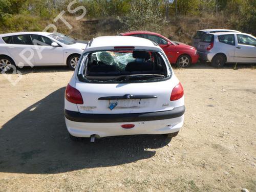 Rear bumper PEUGEOT 206 Hatchback (2A/C) 1.4 i | BP24243099C8 