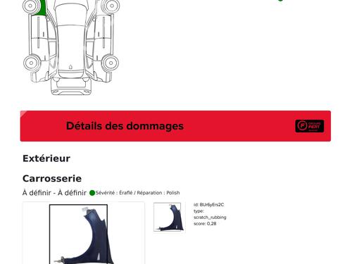 Left front fenders DACIA SANDERO 1.4 (BS0C, BS0A, BS0G, BS1F, BS0E) | BP31825444C41 