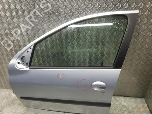 Left front door PEUGEOT 206 Hatchback (2A/C) 2.0 HDI 90 | BP24248975C2 