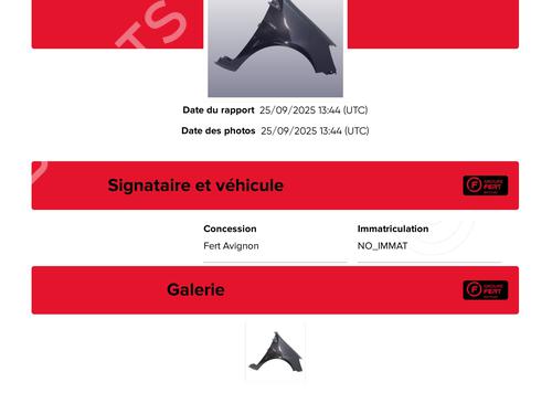 Right front fenders RENAULT CLIO III (BR0/1, CR0/1) 1.5 dCi (BR17, CR17) | BP29187778C42 