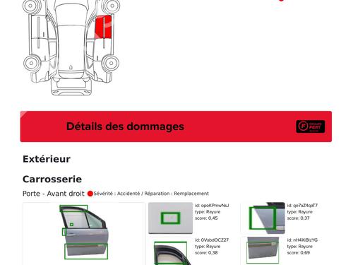 Right front door RENAULT SCÉNIC II (JM0/1_) 1.9 dCi (JM0G, JM12, JM1G, JM2C) | BP29518800C3 