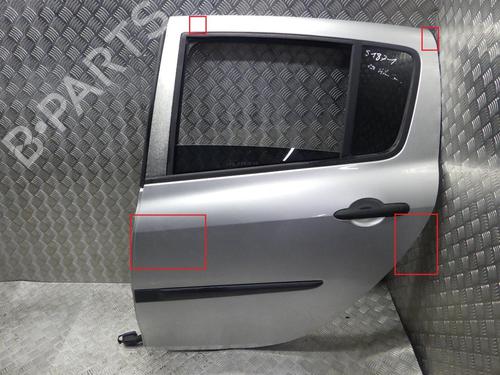 Used Left rear door RENAULT CLIO III (BR0/1, CR0/1) 1.5 dCi (BR17, CR17) (86 hp) 24251168