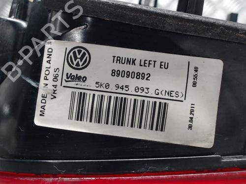 Right tailgate light VW GOLF VI (5K1) 1.6 TDI | BP24247245C80 