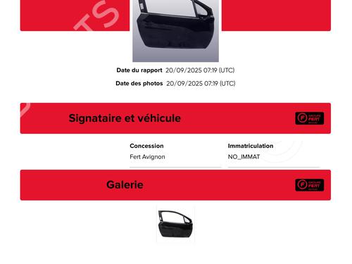 Right front door PEUGEOT 208 I (CA_, CC_) 1.6 THP | BP29050250C3 
