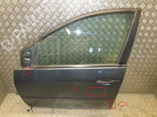 Left front door FORD FIESTA V (JH_, JD_) 1.4 16V | BP24249284C2 