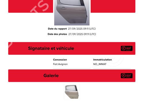Right rear door PEUGEOT 308 I (4A_, 4C_) 2.0 HDi | BP29220863C5 
