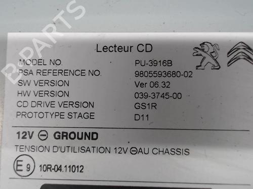 Used Radio Radio DS DS 4 / DS 4 CROSSBACK (NX_) 2.0 BlueHDi 150 (150 hp) 24247392 24247392