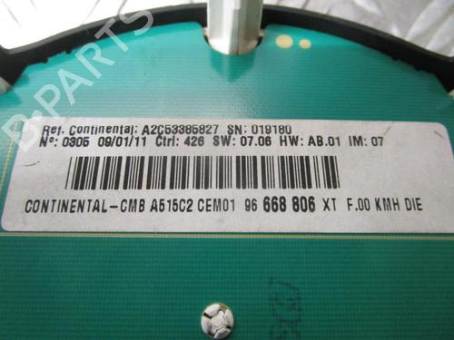 Instrument cluster CITROËN C3 II (SC_) 1.4 HDi 70 (SC8HZC, SC8HR0, SC8HP4) | BP24247308C47 - Image 7