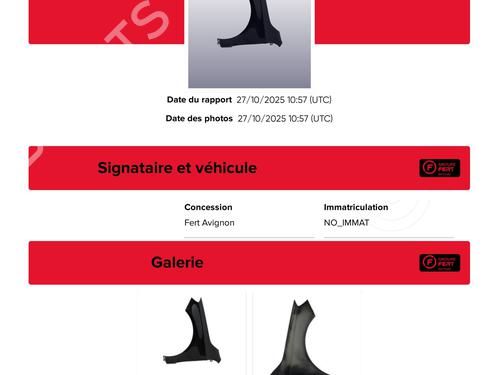 Left front fenders MERCEDES-BENZ A-CLASS (W176) A 200 (176.043) | BP29895425C41