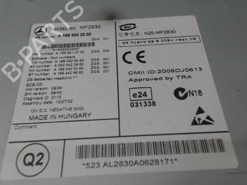 Radio MERCEDES-BENZ A-CLASS (W169) A 200 CDI (169.008, 169.308) | BP24252791E6 