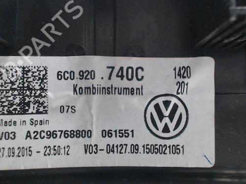 Used Instrument cluster Instrument cluster VW POLO V (6R1, 6C1) 1.2 TSI 16V (90 hp) 24252687 24252687