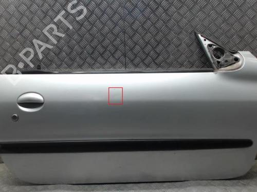 Right front door PEUGEOT 206 CC (2D) 1.6 16V (2DNFUF, 2DNFUR) | BP24249441C3 