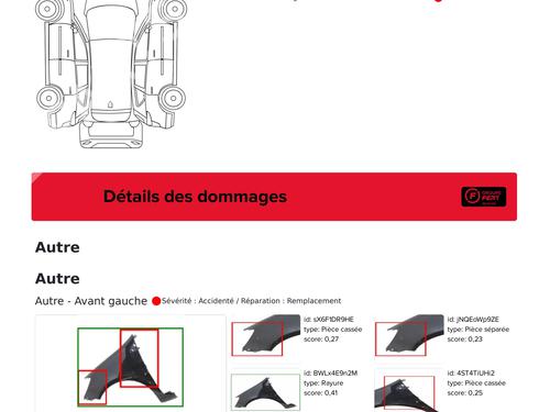 Left front fenders RENAULT CLIO III (BR0/1, CR0/1) 1.5 dCi (BR17, CR17) | BP29187779C41 