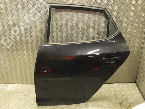 Used Left rear door SEAT IBIZA IV (6J5, 6P1) 1.9 TDI (105 hp) 24250243