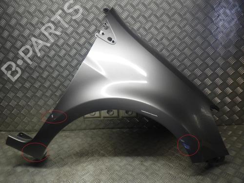 Right front fenders RENAULT CLIO III (BR0/1, CR0/1) 1.5 dCi (C/BR0G, C/BR1G) | BP29142001C42 
