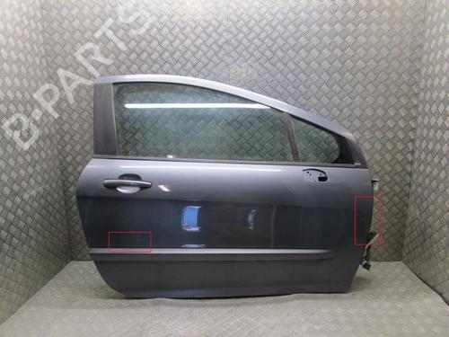 Right front door PEUGEOT 308 I (4A_, 4C_) 1.6 HDi | BP24247322C3 