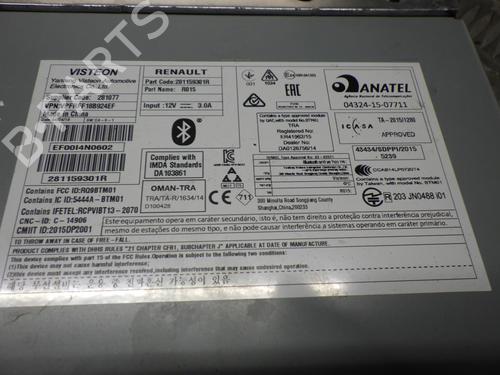 Radio RENAULT MEGANE IV Hatchback (B9A/M/N_) 1.5 dCi 90 (B9A1) | BP24245251E6  - Image 9