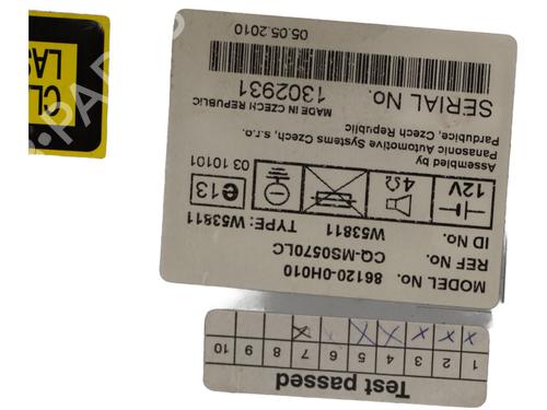 Radio CITROËN C1 (PM_, PN_) 1.0 | BP32445698E6 