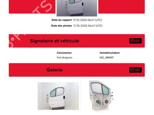 Left front door RENAULT TRAFIC II Bus (JL) 2.0 dCi 90 (JL00, JL01, JL0H, JL0M, JL0P, JL0S) | BP29518810C2 