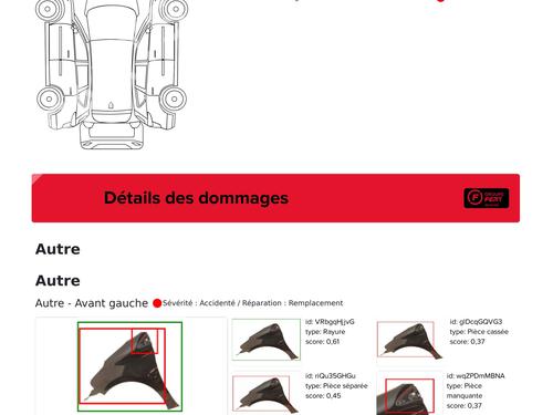 Left front fenders PEUGEOT 208 I (CA_, CC_) 1.6 HDi | BP29220855C41 