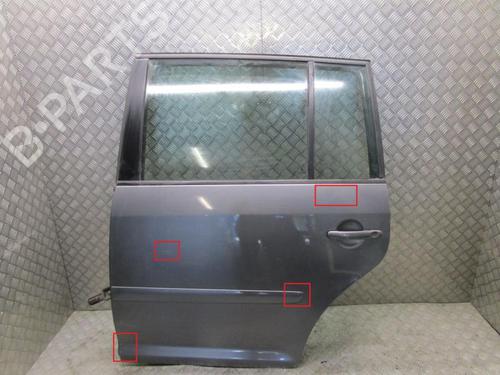 Left rear door VW TOURAN (1T1, 1T2) 1.9 TDI | BP24252313C4 