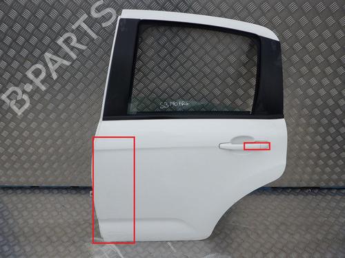 Dør venstre bak CITROËN C3 II (SC_) 1.4 HDi 70 (SC8HZC, SC8HR0, SC8HP4) (68 hp) 24245358