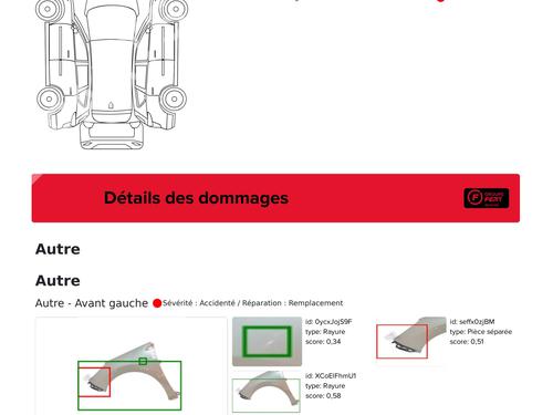 Left front fenders PEUGEOT 308 I (4A_, 4C_) 1.6 HDi | BP29220857C41 