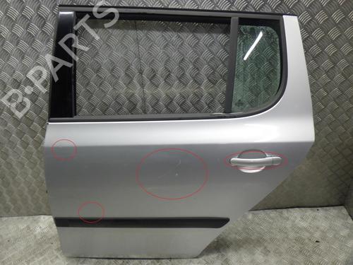 Used Left rear door SKODA FABIA II (542) 1.6 TDI (75 hp) 24245183