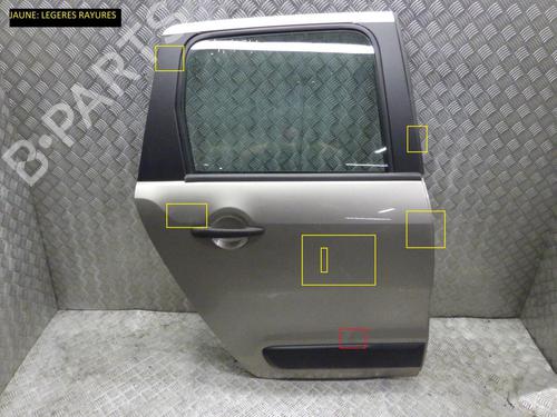 Right rear door CITROËN C3 Picasso (SH_) 1.6 VTi 120 | BP24251305C5 