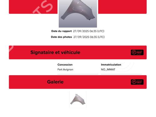 Right front fenders RENAULT SCÉNIC III (JZ0/1_) 1.5 dCi | BP29220841C42 